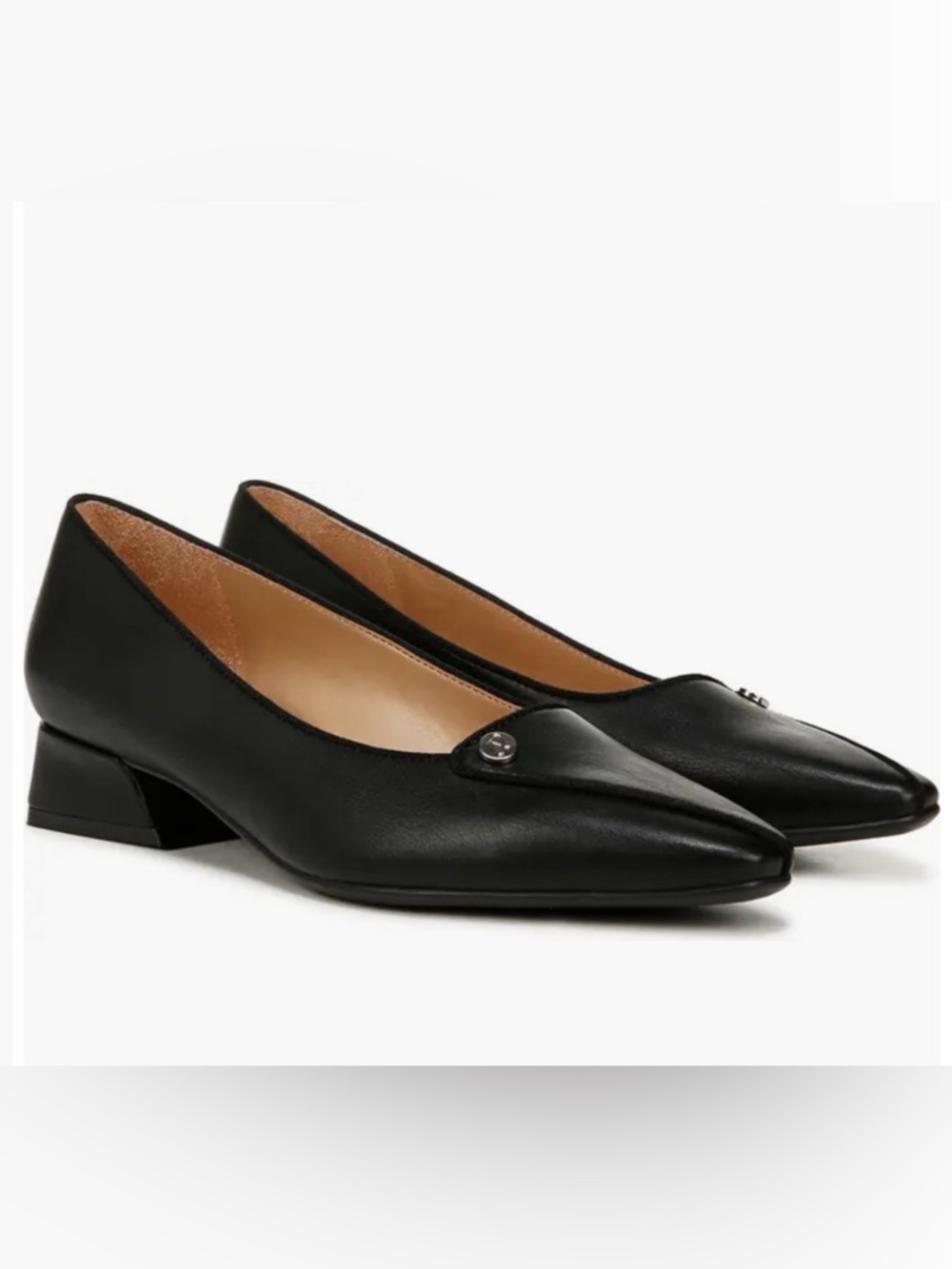 NIB NATURALIZER GEORGIA PUMP BLACK FAUX LEATHER WOMENS SIZE 8M - Picture 3 of 13